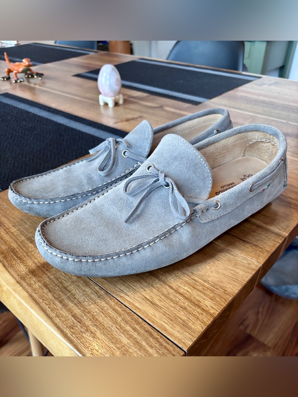 Passeggiando Ravello Suede Loafers Made in Italy Size 43 Men’s Slip-On Shoes